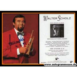 Autogramm Trompete | Walter SCHOLZ | 1984 "Sehnsuchtsmelodien" (Portrait Color Sony)