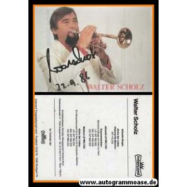 Autogramm Trompete | Walter SCHOLZ | 1985 "Echo Der Liebe" (Portrait Color Intercord)