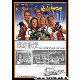 Autogramme Volksmusik | SIGRID & MARINA | 2007 (Zillertaler Haderlumpen)