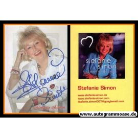 Autogramm Schlager | Stefanie SIMON | 2017 "7 Leben Hat Die Liebe"
