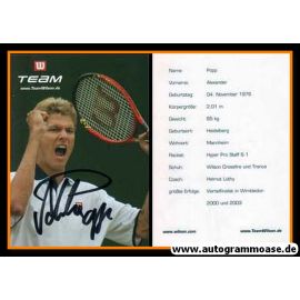 Autogramm Tennis | Alexander POPP | 2000er (Wilson)