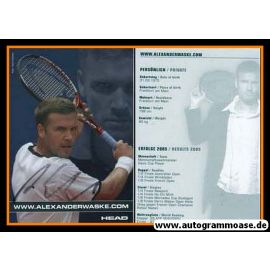 Autogramm Tennis | Alexander WASKE | 2005 (Head)