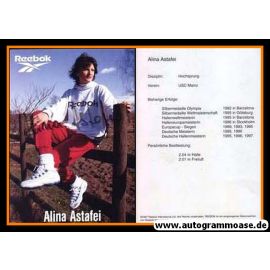Autogramm Hochsprung | Alina ASTAFEI | 1990er (Reebok)