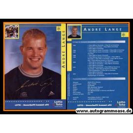 Autogramm Bob | Andre LANGE | 2002 (Portrait Color Lotto Toto) OS-Gold