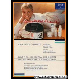 Autogramm Fechten | Anja FICHTEL | 1990er (Portrait Color Ellen Betrix) OS-Gold