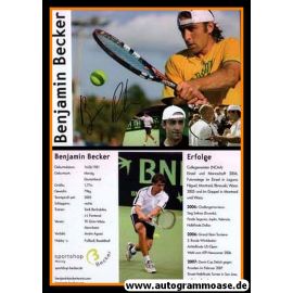 Autogramm Tennis | Benjamin BECKER | 2007 (Collage)