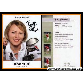 Autogramm Golf | Bettina HAUERT | 2007 (Abacus)
