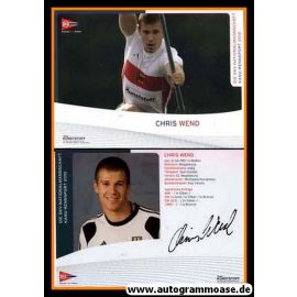 Autogramm Kanu | Chris WEND | 2010 Druck (DKV)
