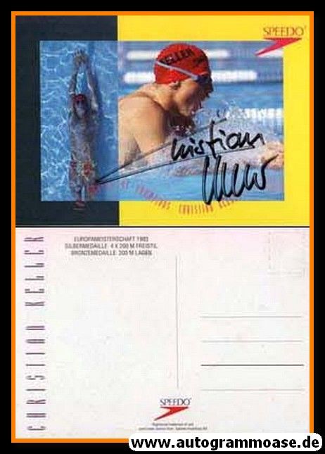 Autogramm Schwimmen | Christian KELLER | 1993 (Speedo)