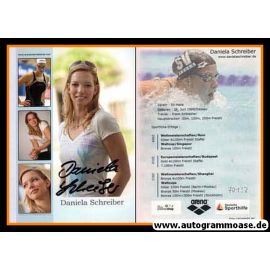 Autogramm Schwimmen | Daniela SCHREIBER | 2011 (Arena)