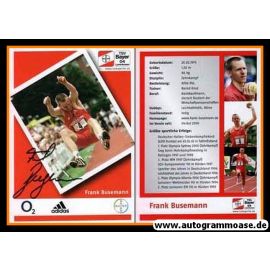 Autogramm Zehnkampf | Frank BUSEMANN | 2000 (Portrait Bayer 04 2) OS-Silber