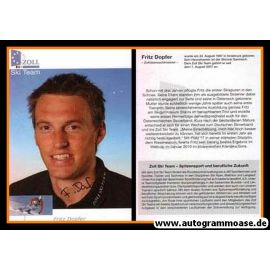 Autogramm Ski Alpin | Fritz DOPFER | 2010 (Zoll)