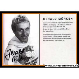 Autogramm Schwimmen | Gerald MÖRKEN | 1977 (Europameister)