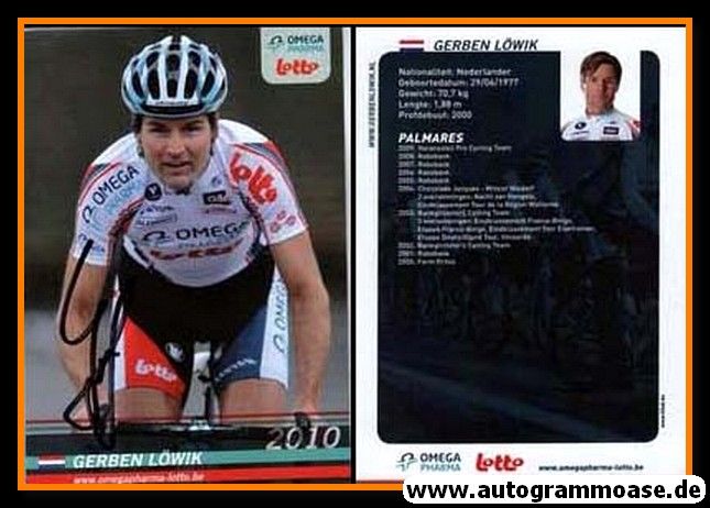 Autogramm Radsport | Gerben LÖWIK | 2010 (Omega Pharma)