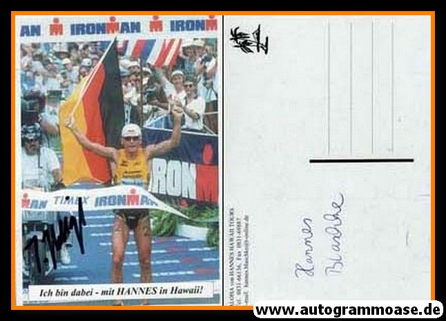 Autogramm Triathlon | Hannes BLASCHKE | 2010er (Iron Man)