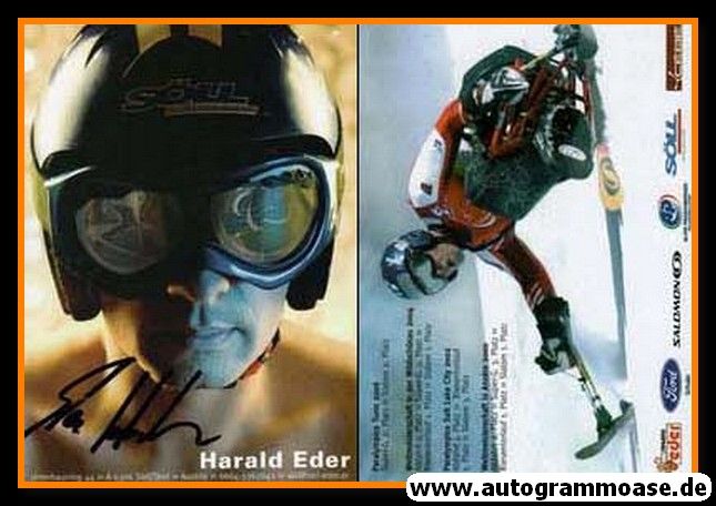 Autogramm Paralympics | Ski Alpin | Harald EDER | 2000er (Portrait Color)
