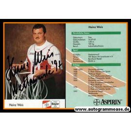 Autogramm Hammerwurf | Heinz WEIS | 1997 (Portrait Color) Bayer Leverkusen