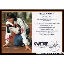 Autogramm Mittelstrecke | Helga ARENDT | 1980er (Kaufhof)