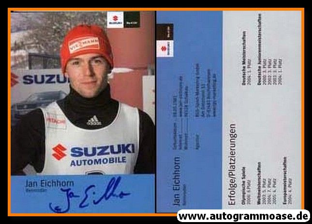 Autogramm Rodeln | Jan EICHHORN | 2006 (Suzuki)