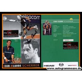 Autogramm Tennis | Jean-Claude SCHERRER | 2000er (Collage)