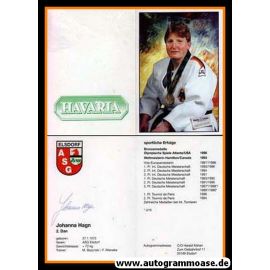 Autogramm Judo | Johanna HAGN | 1996 (Portrait Color) OS-Bronze