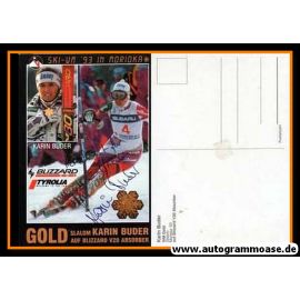 Autogramm Ski Alpin | Karin BUDER | 1993 (WM-Sieg Morioka)