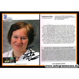 Autogramm Ski Alpin | Katharina DÜRR | 2010 (Zoll)
