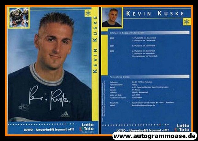 Autogramm Bob | Kevin KUSKE | 2008 (Lotto Toto)