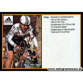 Autogramm Radsport | Klaus-Peter THALER | 1987 (Weltmeister Adidas)