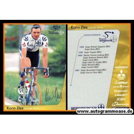 Autogramm Radsport | Koen DAS | 2001 (Nürnberger)