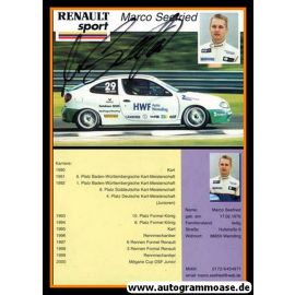 Autogramm Tourenwagen | Marco SEEFRIED | 2000 (Renault)