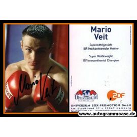 Autogramm Boxen | Mario VEIT | 2004 (Portrait Color) Universum