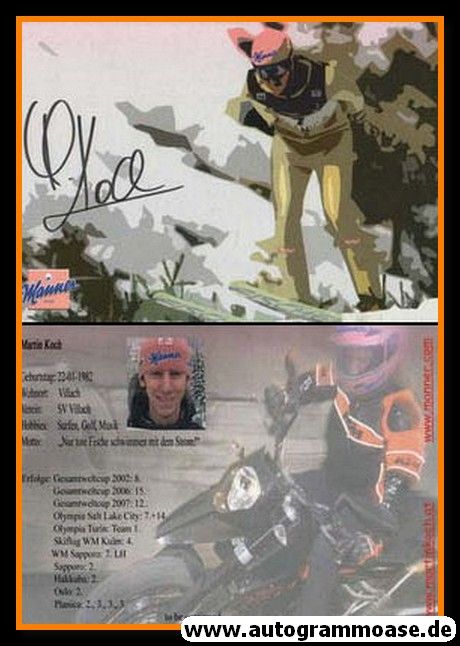 Autogramm Skispringen | Martin KOCH | 2007 (Manner)