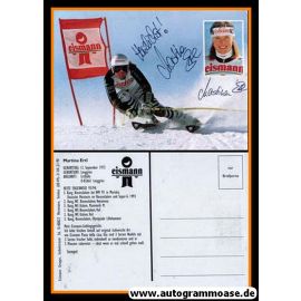 Autogramm Ski Alpin | Martina ERTL | 1993 (Collage Color Eismann) OS-Silber