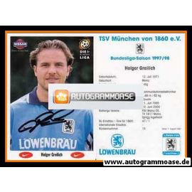Autogramm Fussball | TSV 1860 München | 1997 | Holger GREILICH