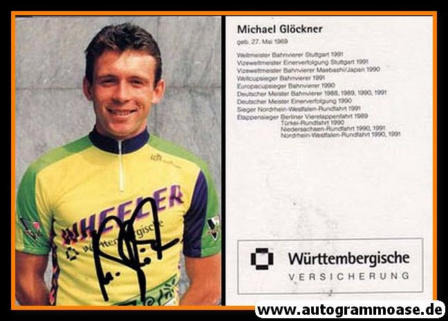Autogramm Radsport | Michael GLÖCKNER | 1991 (Württembergische) 1