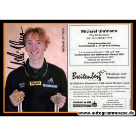 Autogramm Skispringen | Michael UHRMANN | 2001 (Portrait Color Weltmeister) OS-Gold
