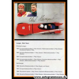 Autogramm Bob | Olaf HAMPEL | 1995 (Team Langen)