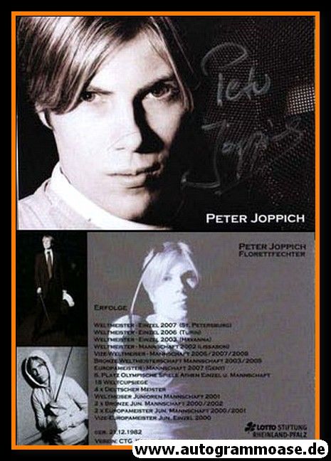Autogramm Fechten | Peter JOPPICH | 2007 (Lotto RP)