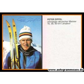Autogramm Langlauf | Peter ZIPFEL | 1980er (Portrait Color)