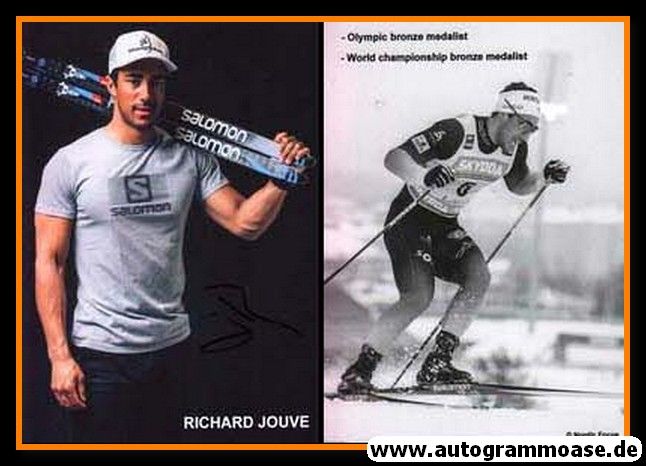 Autogramm Langlauf | Richard JOUVE | 2010er (Portrait Color)