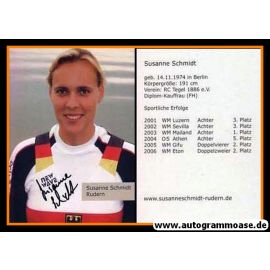 Autogramm Rudern | Susanne SCHMIDT | 2006 (Portrait Color)