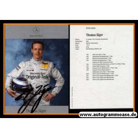 Autogramm Tourenwagen | Thomas JÄGER | 2003 (Mercedes)