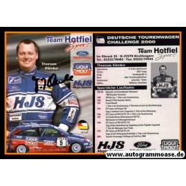 Autogramm Tourenwagen | Thomas KLENKE | 2000 (Team Hotfiel)