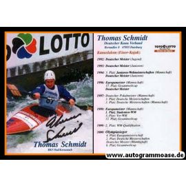 Autogramm Kanu | Thomas SCHMIDT | 2000 (Toto Lotto)