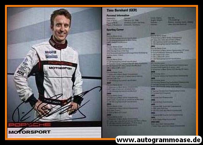 Autogramm Tourenwagen | Timo BERNHARD | 2011 (Porsche)