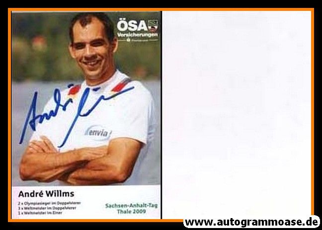 Autogramm Rudern | Andre WILLMS | 2009 (ÖSA)