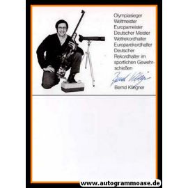 Autogramm Schiessen | Bernd KLINGNER | 1980er (Portrait SW)