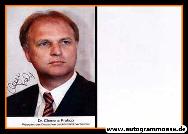 Autogramm Leichtathletik | Clemens PROKOP | 2000er (Portrait Color)