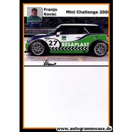 Autogramm Tourenwagen | Franjo KOVAC | 2008 (Mini Challenge)